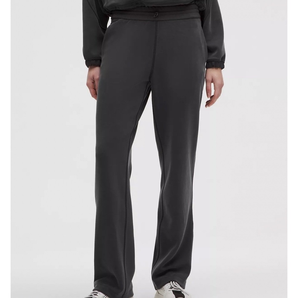 Lululemon Softstreme‎ High Rise Pant 6 Black Athleisure Luxury Lounge Casual